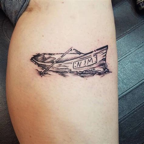 pontoon tattoo|50 Best Boat Tattoos Designs and Ideas